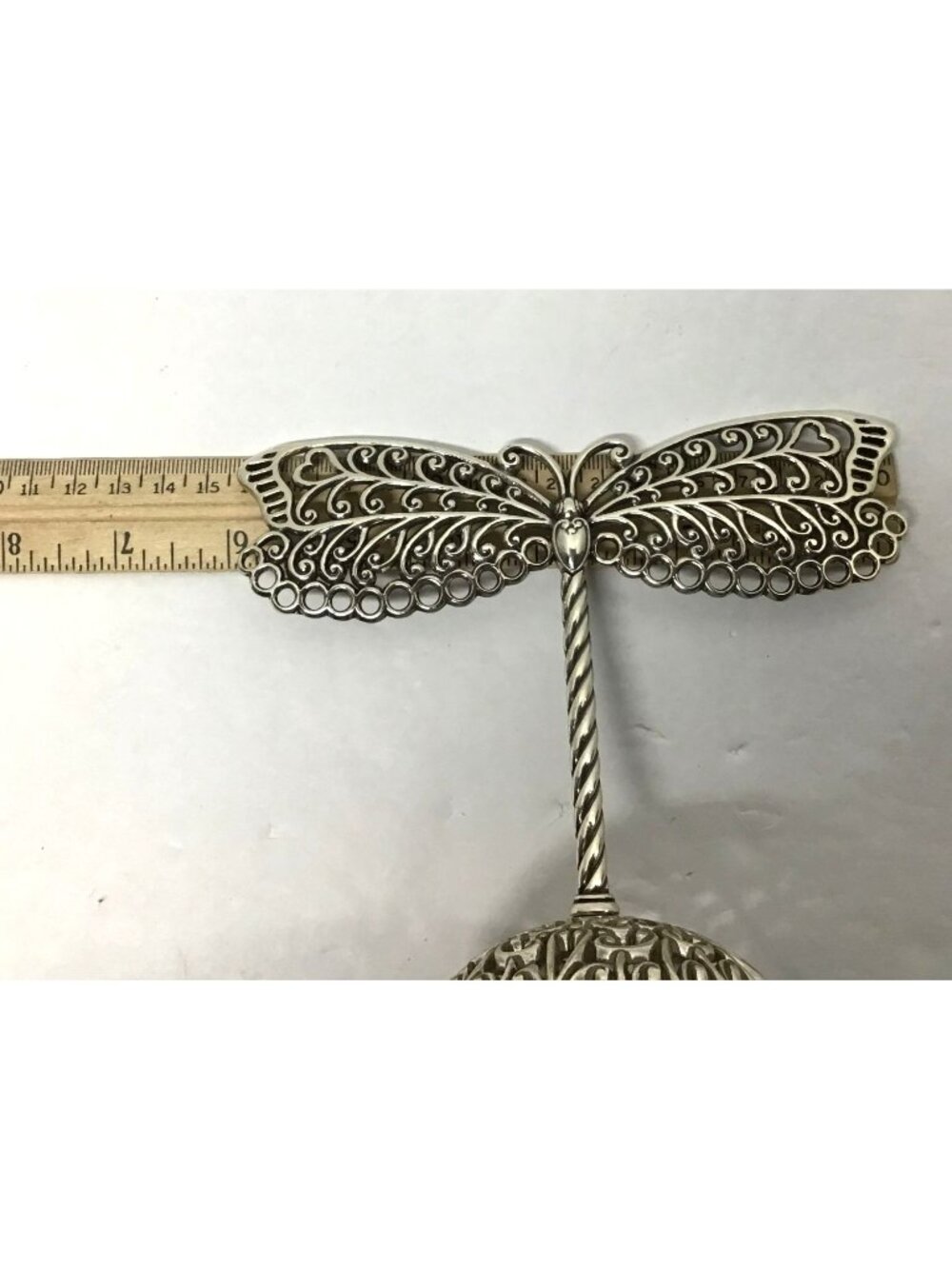Brighton Filigree Butterfly Dragonfly Metal Jewelry Earring Holder Stand - Picture 7 of 9